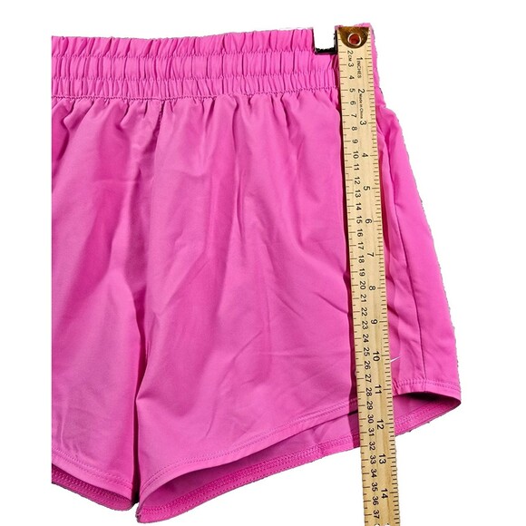 New Nike One Dri-FIT Pink 3" Brief-Lined Shorts Size L Loose Fit Hi-Ris 00013 - Picture 7 of 8
